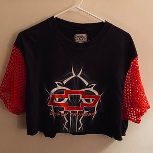 LF Furst of a Kind Chevy Thunder crop tee